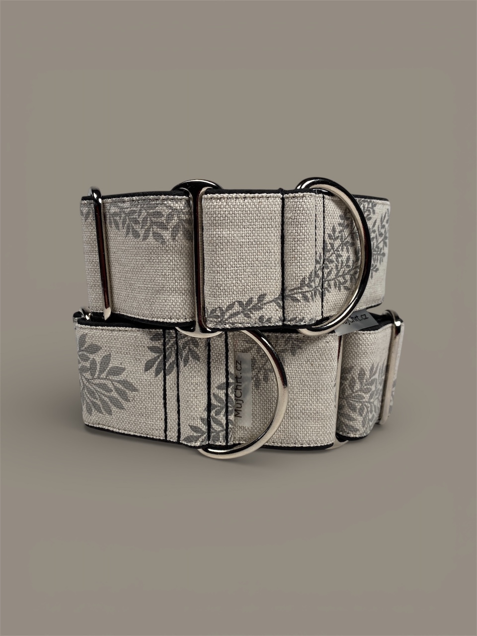 Obojky pro chrty, vzor Listy přírodní