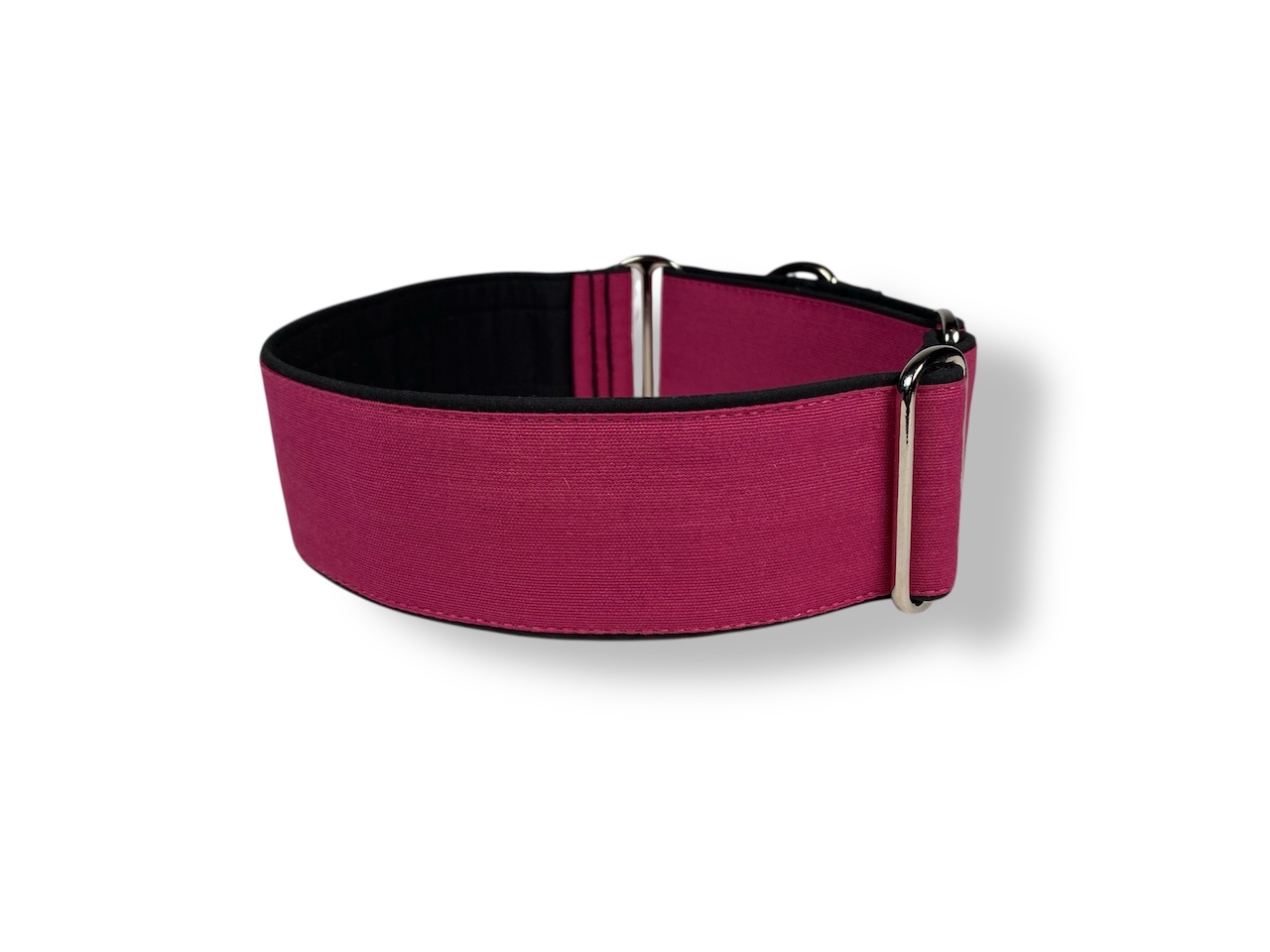 Martingale obojek pro chrta, fuchsiová, jednobarevná, MujChrt.cz