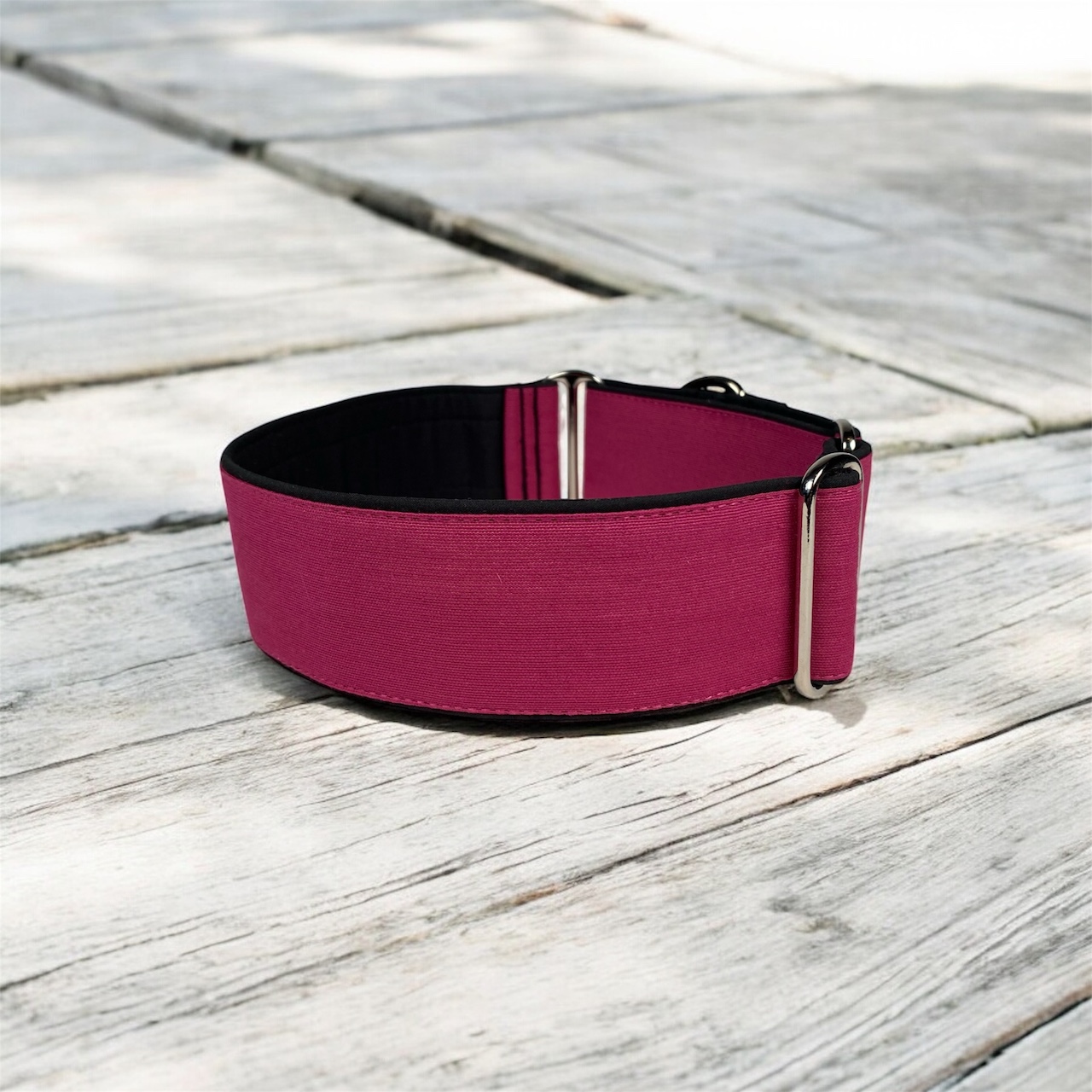 Martingale, obojek pro chrty, fuchsiová, jednobarevný, MujChrt.cz