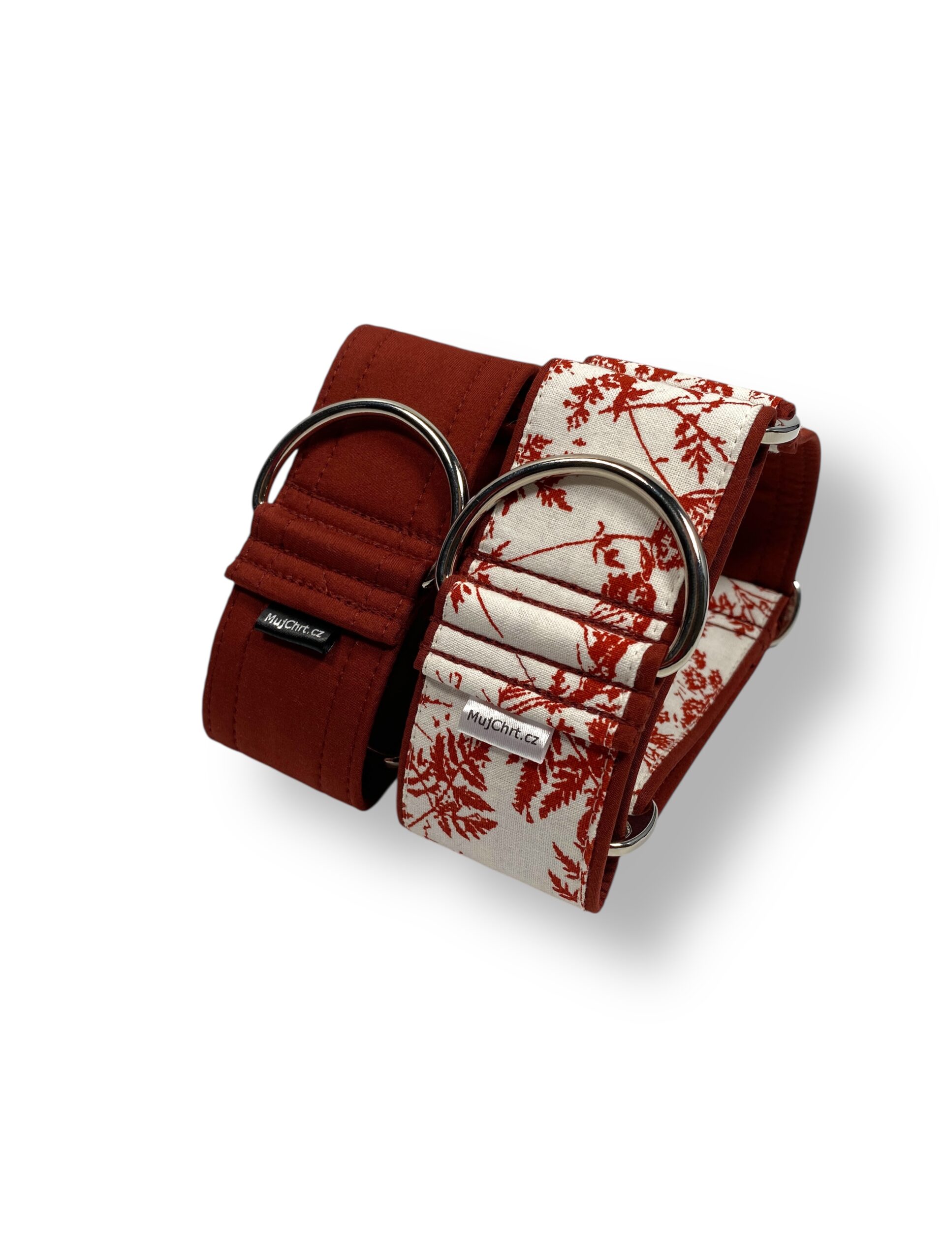 Obojky pro chrty, skořice a květy kmínu, martingale, MujChrt.cz